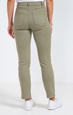Pantalon 7/8 coton stretch détail bijou