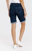 Short coupe jogging en denim brut