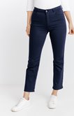 Pantalon 7/8 coton modal détail strass