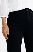 Pantalon denim noir bi-stretch