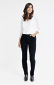 Pantalon denim noir bi-stretch
