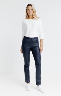 pantalon aspect irisé