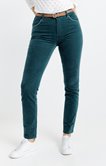 Pantalon velours clouté avec ceinture