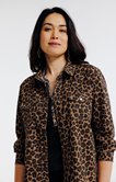Chemise large imprimé léopard