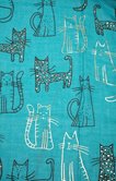 Foulard imprimé chats