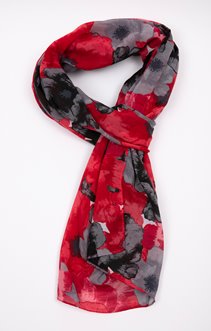 Grand foulard motifs fleurs