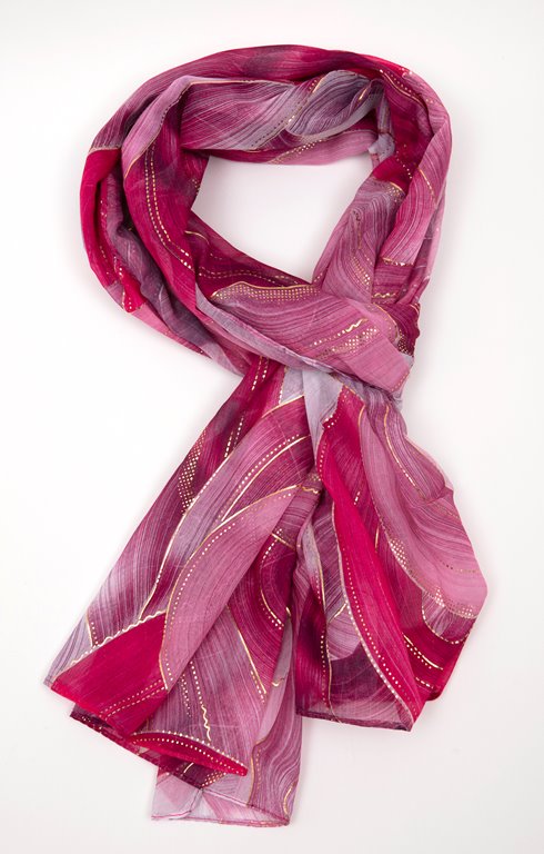 Foulard imprimé abstrait