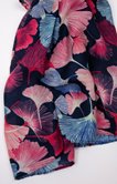 Foulard imprimé ginkgo