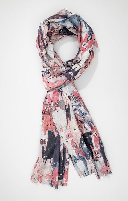 FOULARD CHAUD IMPRIME