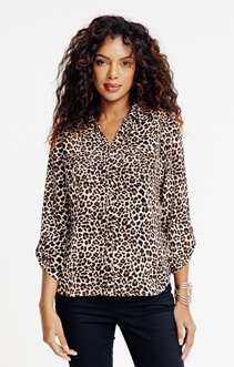 Chemise imprimé léopard