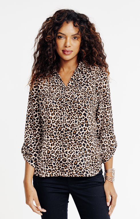 Chemise imprimé léopard