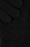 Gants tricot noir