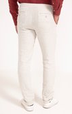 Pantalon chino lino avec cordon