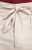 Pantalon chino lino avec cordon