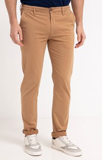 Pantalon chino col elast