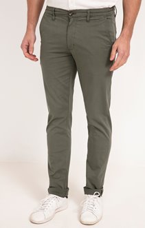 Pantalon chino col elast