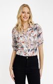 Chemise boutonnée imprimé jungle
