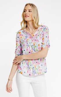 Chemise imprimée fleurs