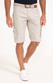 Bermuda cargo avec ceinture