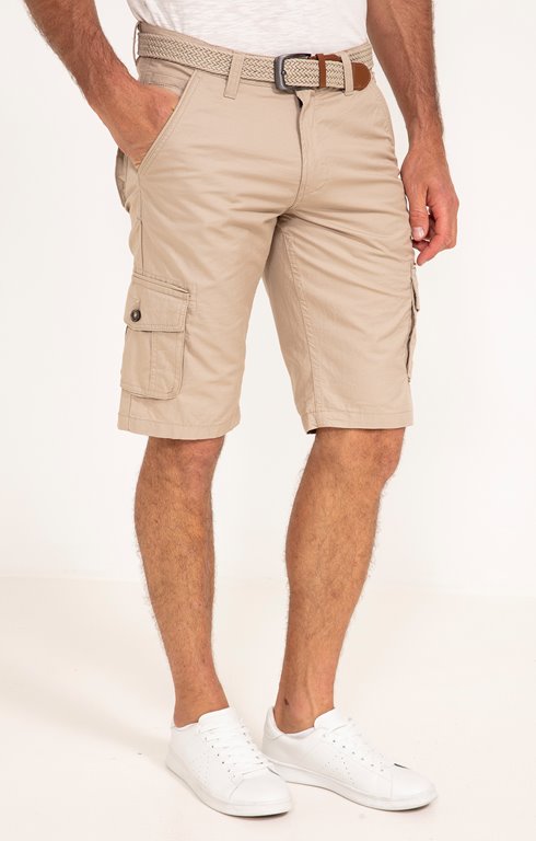 Bermuda cargo avec ceinture