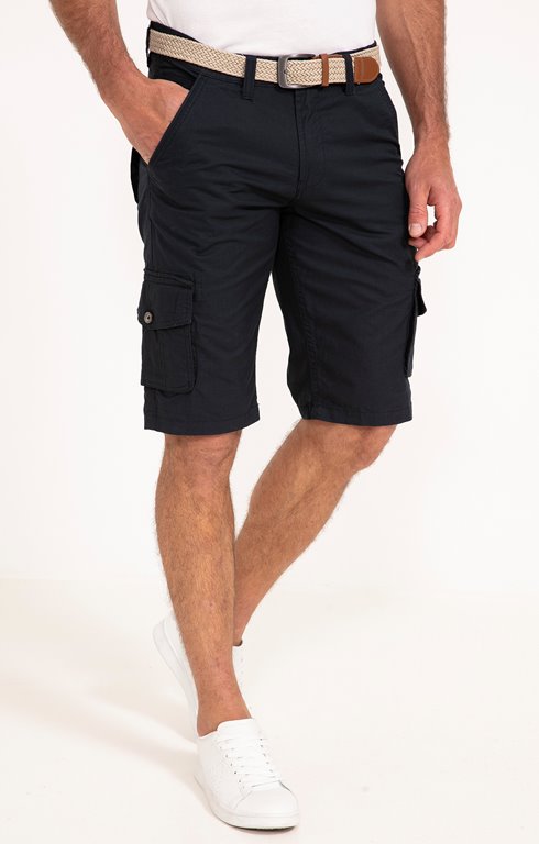 Bermuda cargo avec ceinture