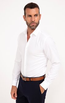 Chemise manches longues coupe slim
