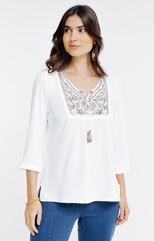 TUNIQUE UNIE + PLASTRON