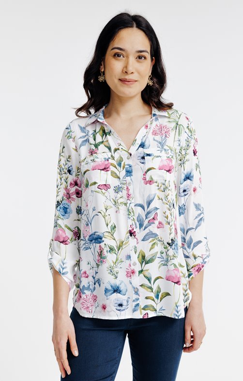CHEMISE IMPRIMEE FLEURIE