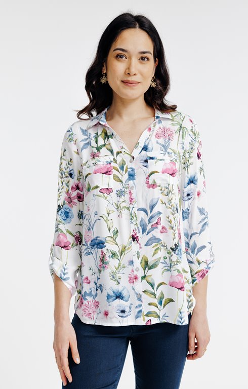 CHEMISE IMPRIMEE FLEURIE