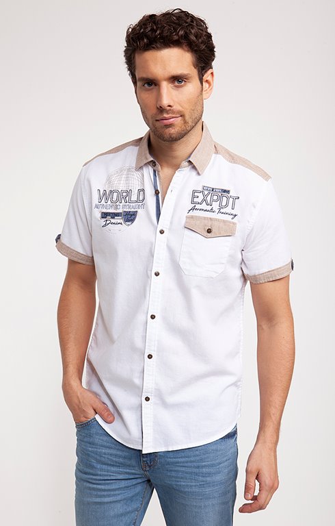 Chemise Casual avec Broderies