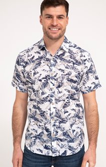 Chemise manches courtes imprimée RIO