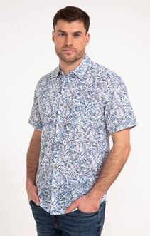 Chemise manches courtes imprimée CUBA