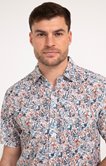 Chemise manches courtes imprimée Marco