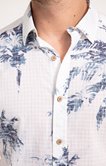 Chemise manches courtes palmier