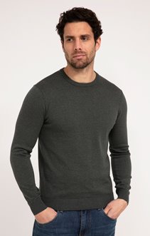 Pull col rond uni