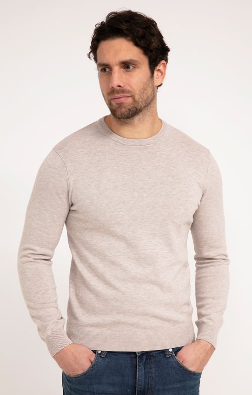 Pull col rond uni victor