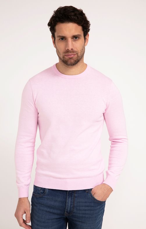 Pull col rond uni victor