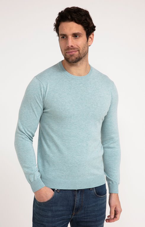 Pull col rond uni