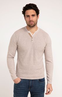 Pull col tunisien uni jerti