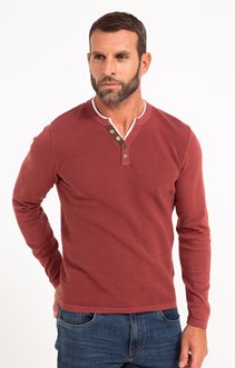 Pull col tunisien uni jerti