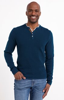 Pull col tunisien uni jerti