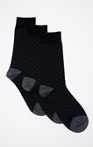 Lot de 3 paires chaussettes mercerisées