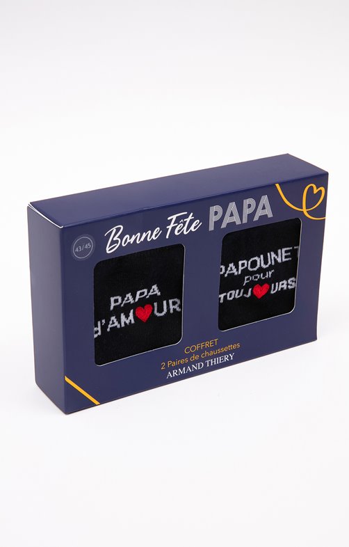 Box 2 paires de chausettes papou