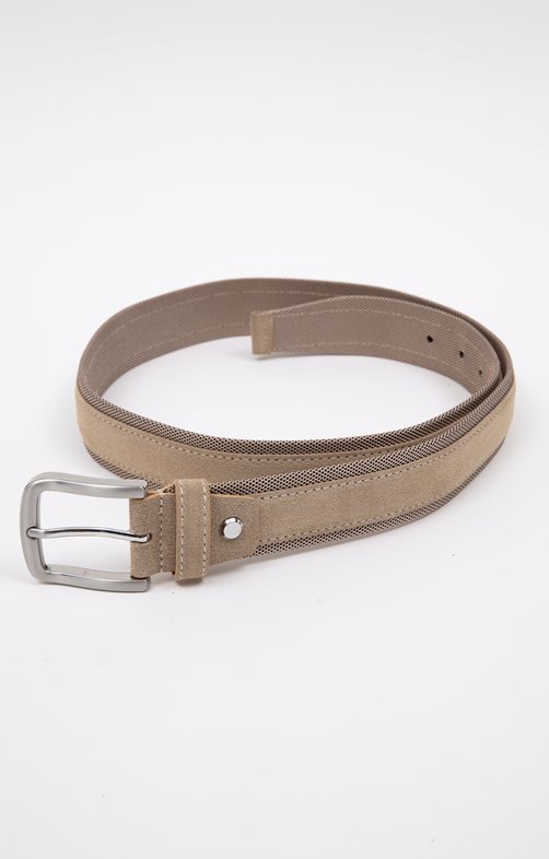 Ceinture à boucle nubuck