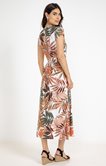 Robe en maille plissée