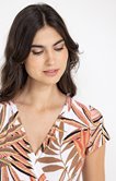 Robe en maille plissée