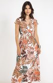 Robe en maille plissée