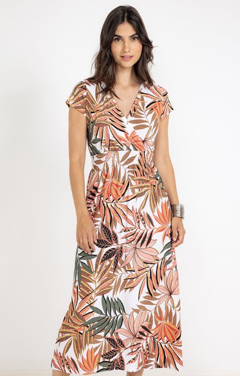 Robe en maille plissée