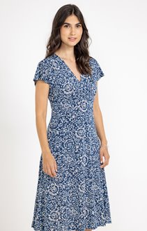 Robe longue imprimée