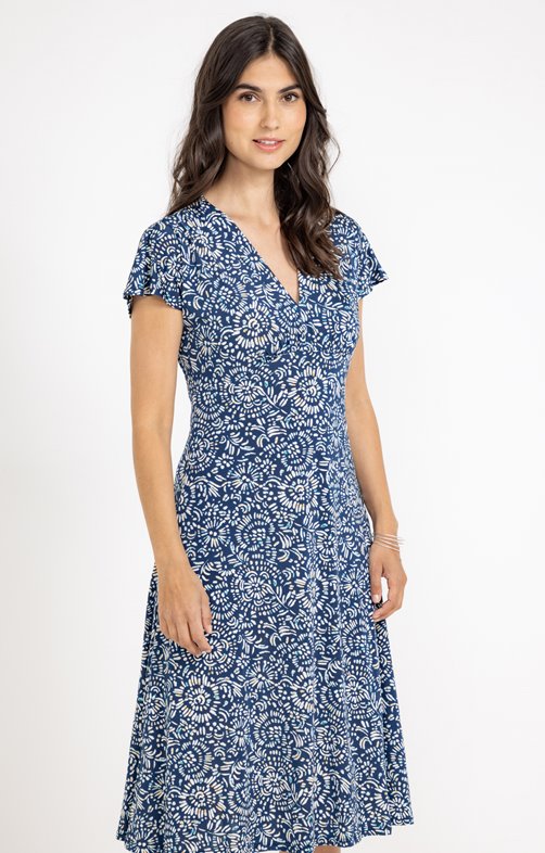 Robe longue imprimée